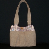 Linen Safari Handbag