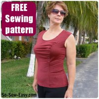 Sewing Tip- Make your own gathered front Top
