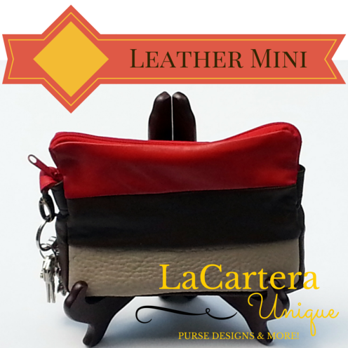 Leather Mini - Clutch/Wallet - http://wp.me/p2ZX0M-ZH