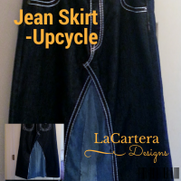 Jean Skirt Upcycle