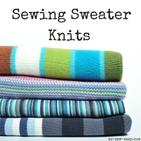 Sewing Tip - Sewing With Sweater Knits