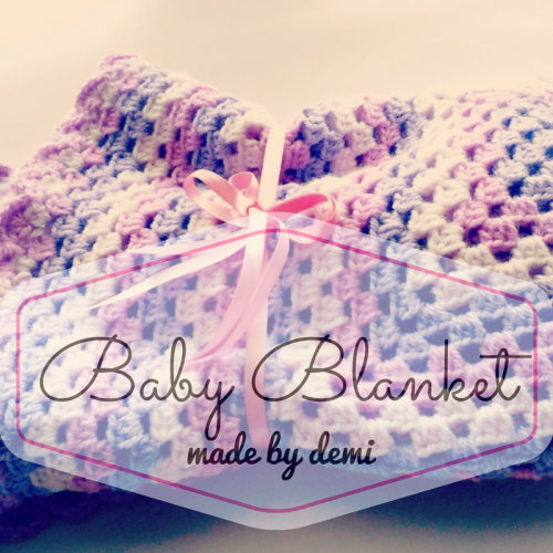 Crochet Baby-Blanket - by Made by Demi