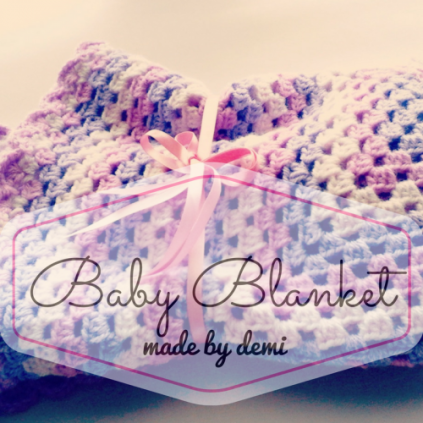 Baby Blanket - made by Demi - https://madebydemi.wordpress.com/2016/10/23/crochet-baby-blanket/