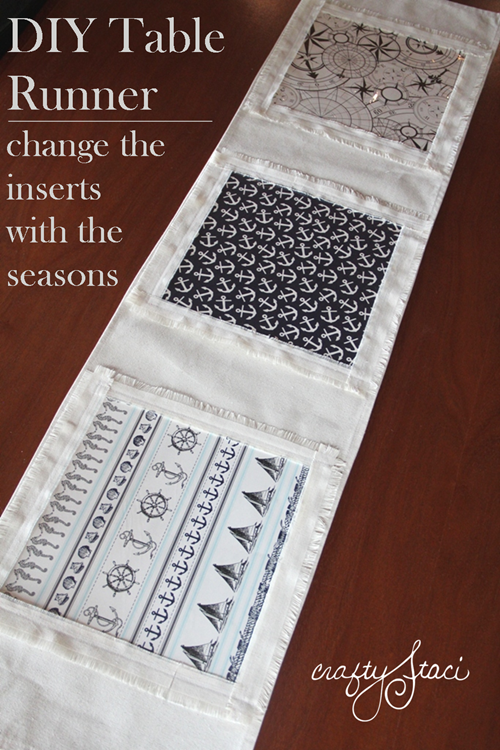 Table-Runner change with the seasons - by Crafty Staci