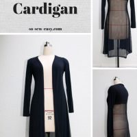 Make a Long Cardigan With This Free Pattern - Sewing Tip