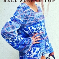 Sewing Tip - Add Bell Sleeves to Your Pattern with This Tutorial and Free Practice Pattern